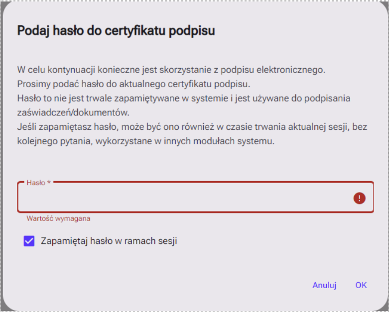 Lista połączeń nieodebranych - nagłówki