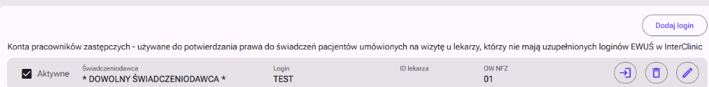 Lista świadczeniodawców - 2 - nagłówki